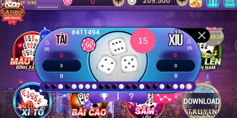 Cách đặt cược Tài Xỉu GO88 hiệu quả