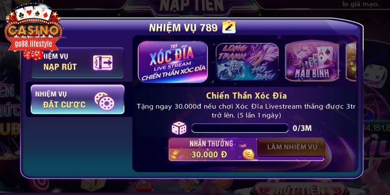 Khuyến mãi xóc đĩa